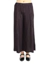 Issey Miyake Elastic Waist Casual Pants In Brown