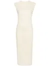 ISSEY MIYAKE MEMBRANE TEXTURED MIDI DRESS