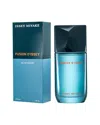 Issey Miyake Men's 3.3oz Fusion Edt Spray In Blue