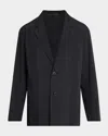 Issey Miyake Men's Air Pleats Jacket In Black