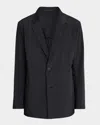 Issey Miyake Men's Air Two-button Jacket In Black