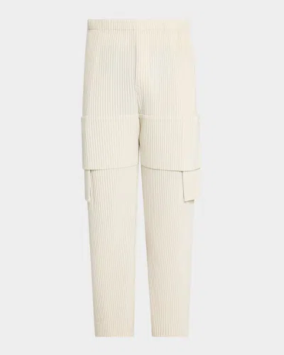 Issey Miyake Men's Dark Gray Multi Pocket Pants