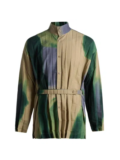 Issey Miyake Men's Dawn Edge Shirt In Multi