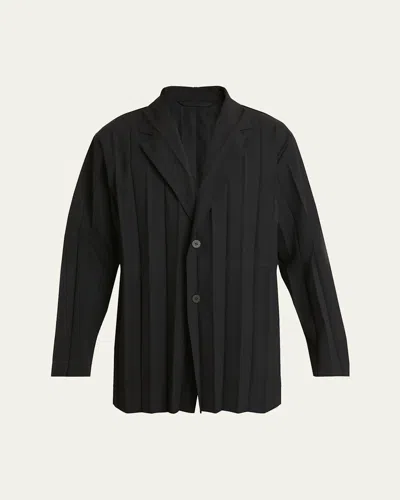 ISSEY MIYAKE MEN'S EDGE PLEATED SPORT COAT
