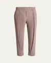 Issey Miyake Men's Gray Tailored Single Pleat Pants In Brown