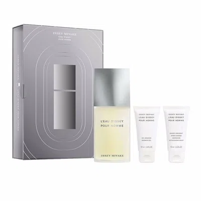 Issey Miyake Men's  Gift Set Fragrances 3423222047900 In Blue / Lemon