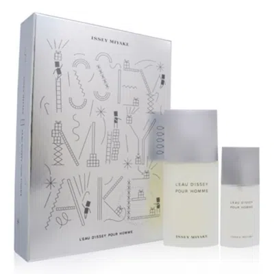 Issey Miyake Men /  Set (m) Edt Spray 4.2 oz Edt Spray 1.3 oz In Display Box In White