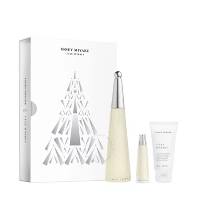 Issey Miyake Ladies L'eau D'issey Gift Set Fragrances 3423222047948 In White