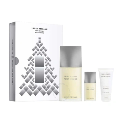 Issey Miyake Men's L'eau D'issey Gift Set Fragrances 3423222047986 In Blue