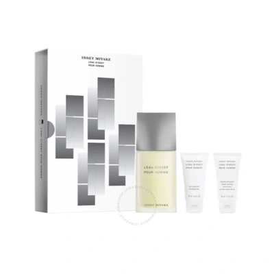 Issey Miyake Men's L'eau D'issey Gift Set Fragrances 3423222092900 In Blue