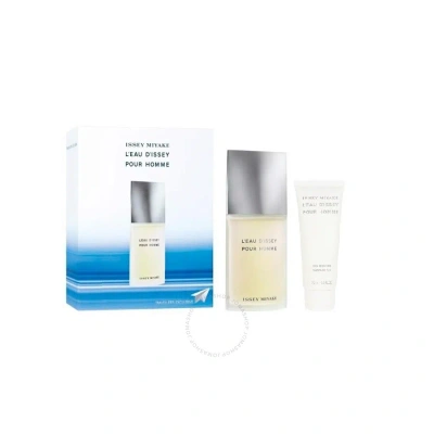 Issey Miyake Men's L'eau D'issey Gift Set Fragrances 3423473151258 In Blue