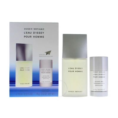 Issey Miyake Men's L'eau D'issey Gift Set Fragrances 847666039919 In Blue