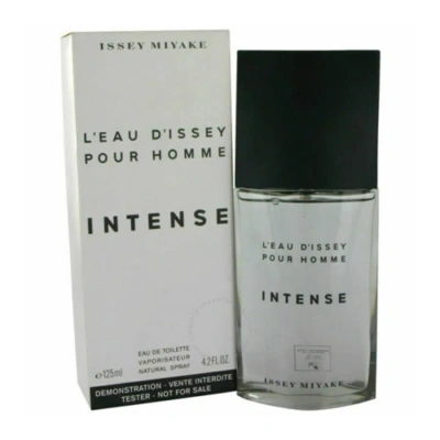 Issey Miyake Men's L'eau D'issey Pour Homme Intense Edt Spray 4.2 oz (tester) Fragrances 34234764860 In Blue / Grey