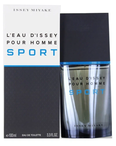 Issey Miyake Men's L'eau D'issey Pour Homme Sport 3.3oz Edt Spray In White