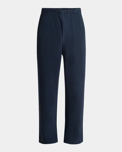 Issey Miyake Men's Mc January Trousers In Midnight Blue