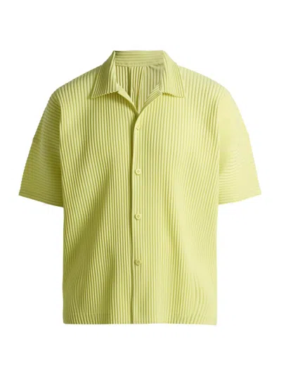 Issey Miyake Men's Monthly Colors: May Knit Shirt In Green
