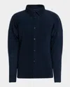 Issey Miyake Men's November Button-down Shirt In Blue