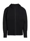 Issey Miyake Black Wickerwork Mesh Jacket In Black