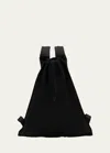 Issey Miyake Men's Pleated Drawstring Backpack In 15-black