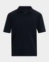 Issey Miyake Black Basics Polo Shirt