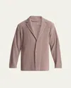 Issey Miyake Men's Pleated Single-breasted Sport Coat In Neutral