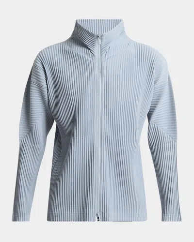 ISSEY MIYAKE MEN'S PLEATED TRACK JACKET