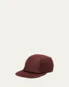 Issey Miyake Men's Pleats Baseball Cap In Chocolate
