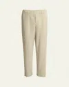 Issey Miyake Straight Leg Pants In Neutral