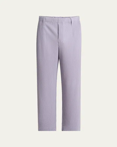 Issey Miyake Seamless Trousers In Purple