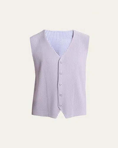 ISSEY MIYAKE MEN'S TAILORED PLEATS VEST