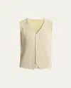 Issey Miyake Men's Tailored Pleats Vest