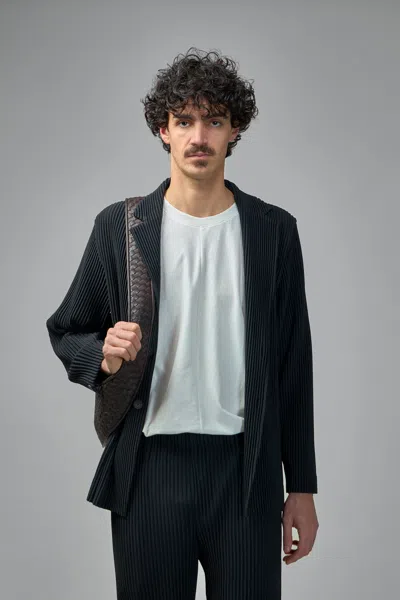 Issey Miyake Mens Basics Shirt In Black