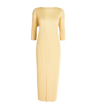 ISSEY MIYAKE MERRY BICOLOR MIDI DRESS