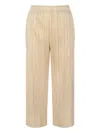Issey Miyake Merry Bicolor Trousers In Neutrals