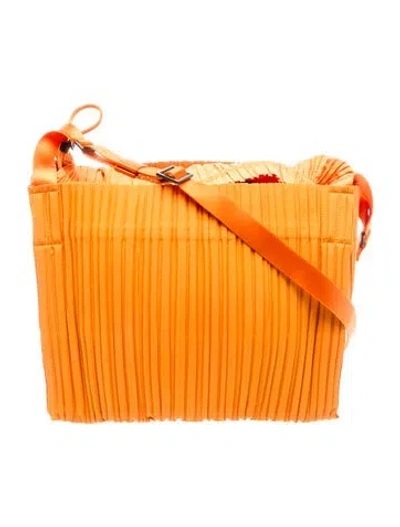 Pre-owned Issey Miyake Messenger Bag In Orange