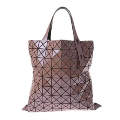 Pre-owned Issey Miyake Metallic Pink Leather Tote Bag () In Multi