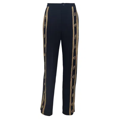 Pre-owned Issey Miyake Mid 1990s  Black And Beige Plisse Pants
