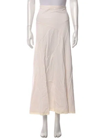 Pre-owned Issey Miyake Midi Length Skirt In Neutral