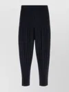 ISSEY MIYAKE MIDNIGHT BLUE POLYESTER PANT