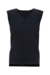 Issey Miyake Tank Top Ribbed Texture Sleeveless V-neckline