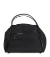 Issey Miyake Mini Bias Pleats Duffle Bag In Black