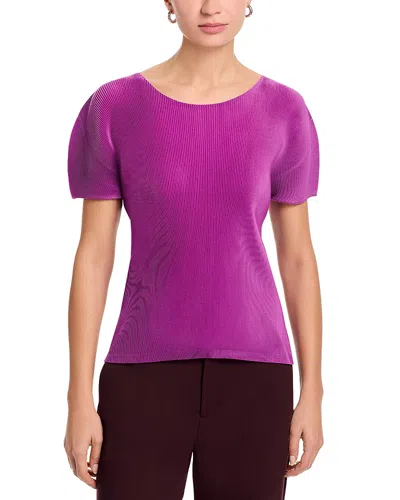 Issey Miyake Mist September Top In Purple