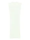 Issey Miyake Mock-neck Midi Dress In Green