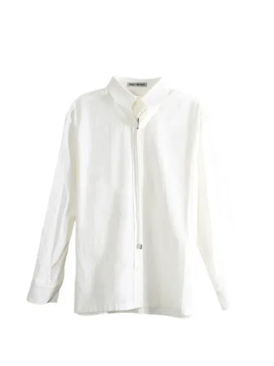Issey Miyake Monsieur Bolo-tie Shirt In Pink