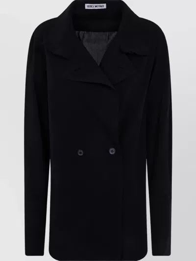 Issey Miyake Monsieur Shirt Blazer In Black