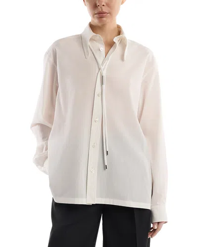 Issey Miyake Monsieur Shirt In White