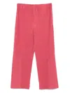 Issey Miyake Wide-leg Trousers Featuring Pleated Detail