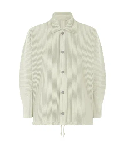 ISSEY MIYAKE HOMME PLISSÉ ISSEY MIYAKE PLEATED BUTTON-UP SHIRT