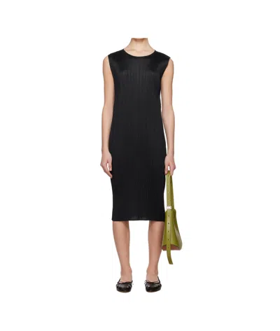 Issey Miyake Monthly Colors April Dress In Black