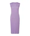 Issey Miyake Monthly Colors April Dress In Purple